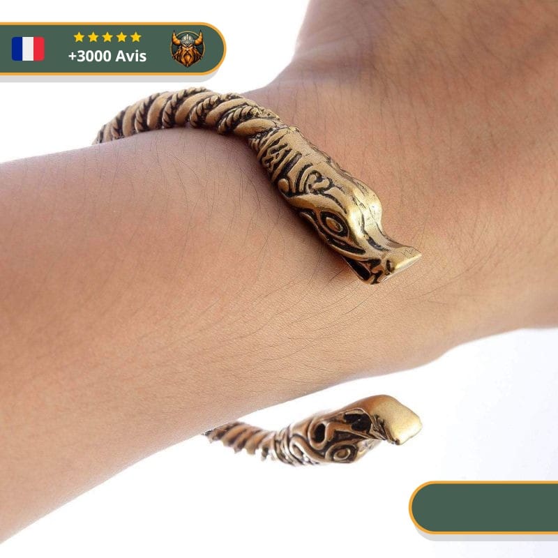 Bracelet Viking Loup Fenrir – Image 4
