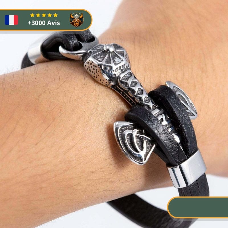 Bracelet Marteau De Thor Mjöllnir | Argent – Image 4