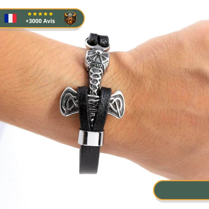Bracelet Marteau De Thor Mjöllnir | Argent – Image 5