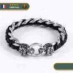 Bracelet Viking Tête De Tigre | Argent