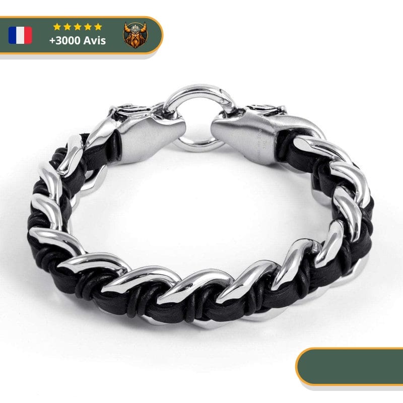 Bracelet Viking Tête De Tigre | Argent – Image 4
