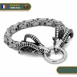 Bracelet Viking <br> Tanngrisnir et Tanngnjóstr</br> Viking Shop