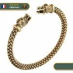 Bracelet Viking Dragon d'Or