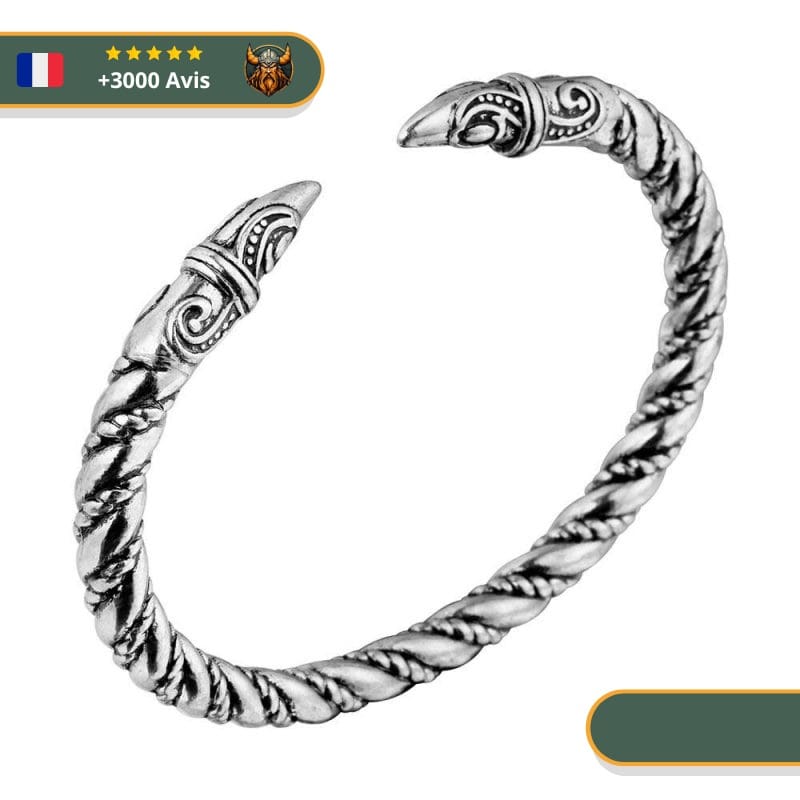 Bracelet Viking Rollo en Argent
