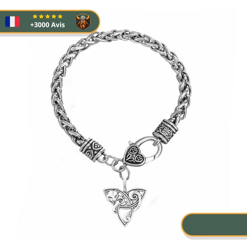 Bracelet Viking Triquetra du Renard