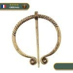 Broche Viking Femme Or