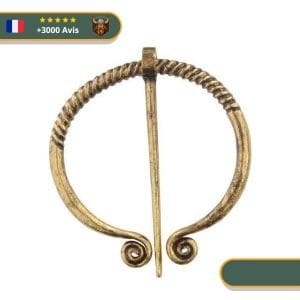 Broche Viking Femme Or