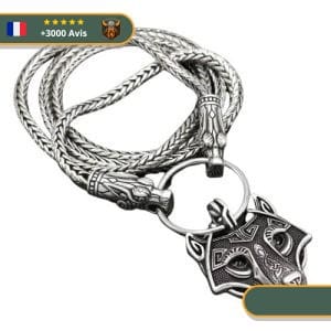 Chaîne Viking Loup Fenrir