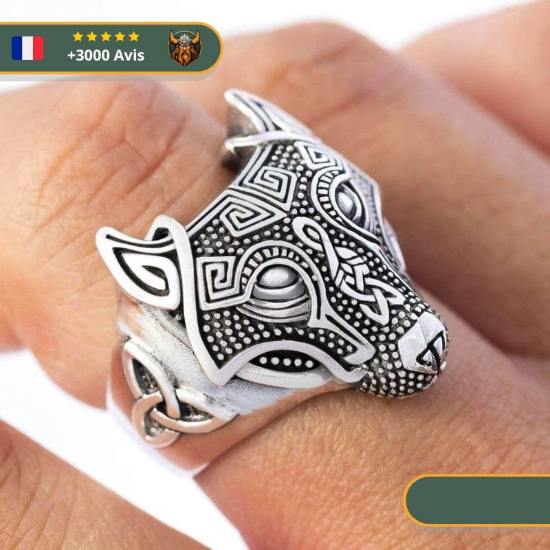 Bague Nordique Fenrir | Argent – Image 3