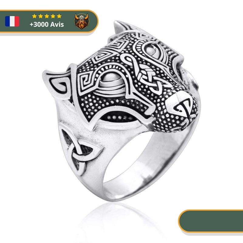 Bague Nordique Fenrir | Argent – Image 2
