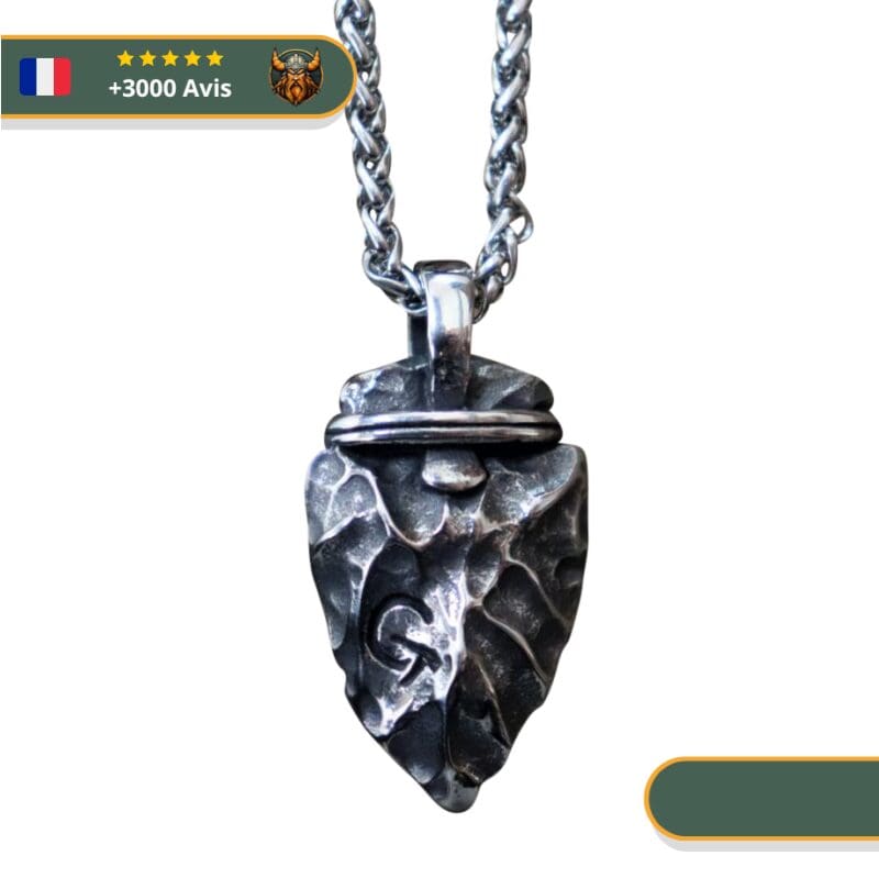 Collier Viking flèche