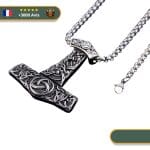 Collier viking <br>Mjolnir & Triquetra</br> Viking Shop