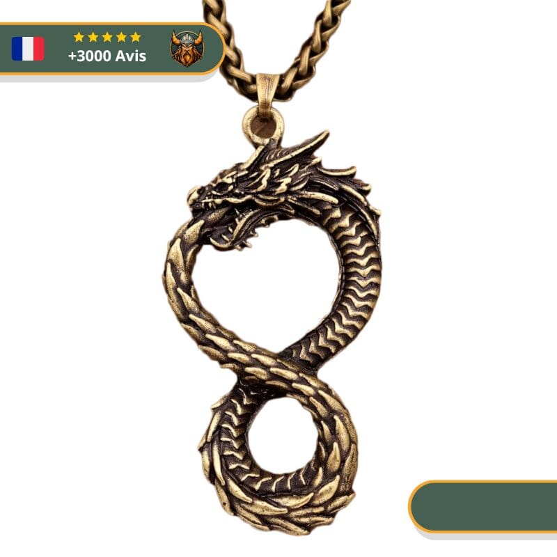 Collier Viking Serpent Jormungand