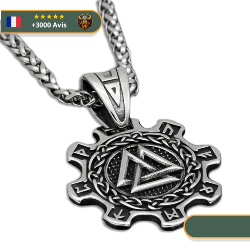 Collier Viking Valknut