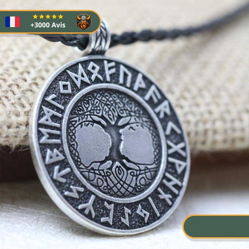 Collier Viking Arbre Yggdrasil – Image 2