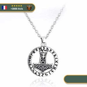 Collier Viking du Marteau de Thor Le Runique