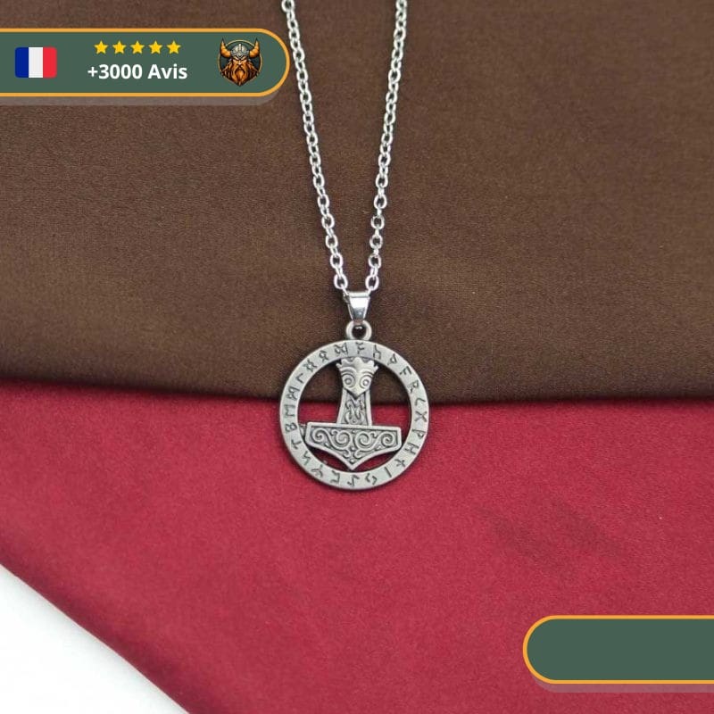 Collier Viking du Marteau de Thor Le Runique – Image 4