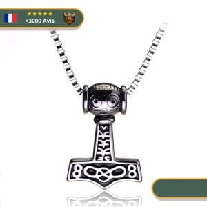 Collier Viking du Marteau de Thor Le Savoir