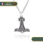 Collier Viking du Marteau de Thor en Métal