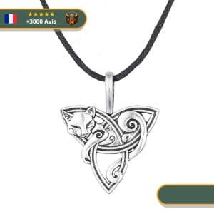 Collier Viking Triquetra du Renard