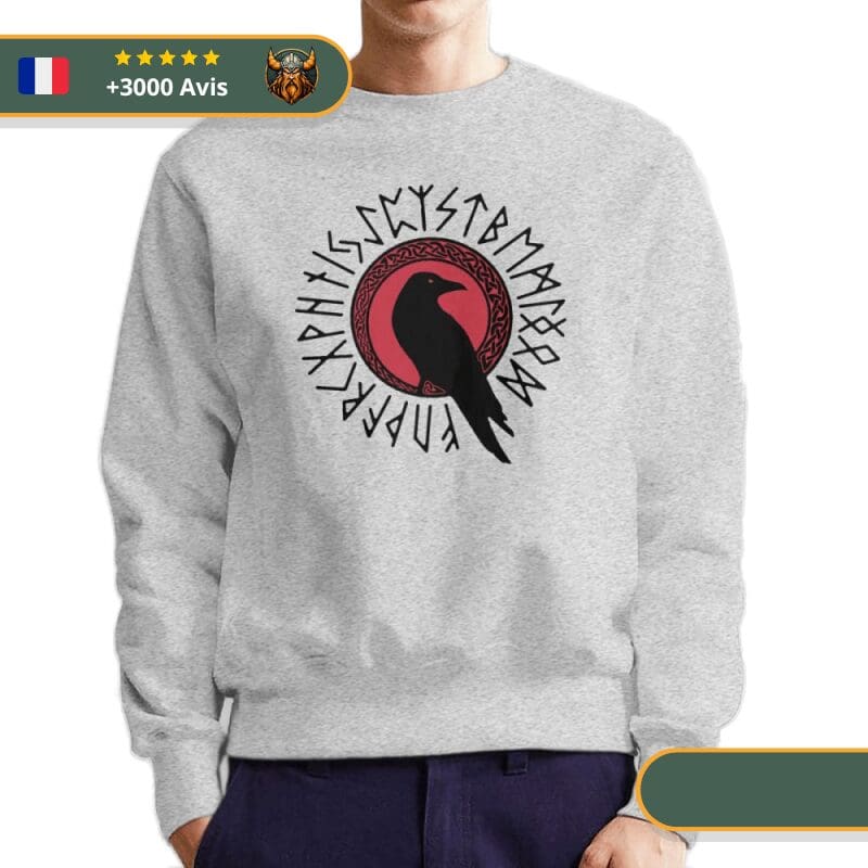 Sweat-shirt Munin Viking Shop