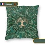 coussin viking arbre yggdrasil