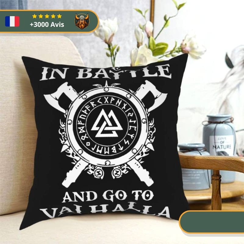 Coussin Viking Go To Valhalla – Image 4