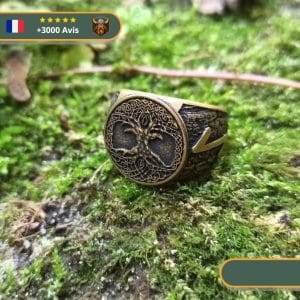 Bague Viking Yggdrasil (Arbre de vie)