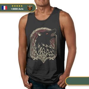 Débardeur Musculation <br>Loup Fenrir</br> Viking Shop