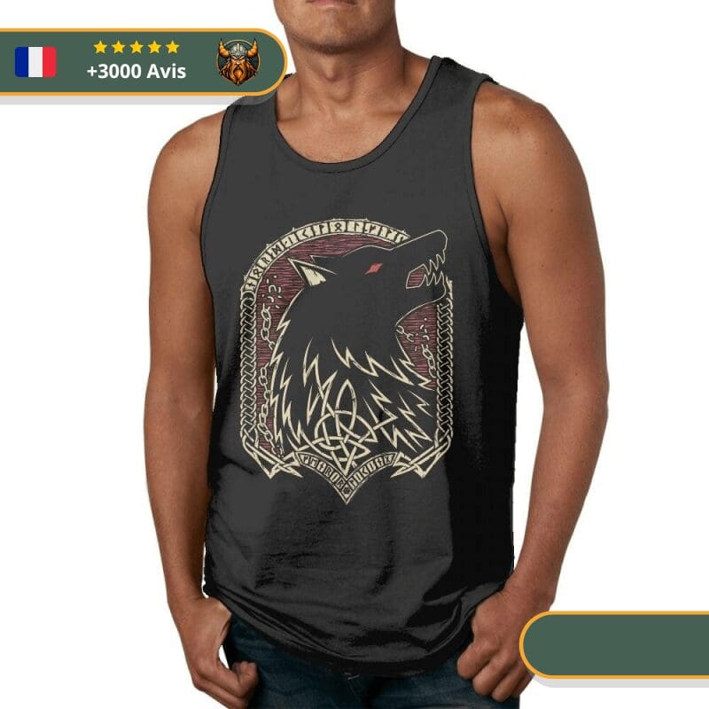 Débardeur Musculation Loup Fenrir Viking Shop