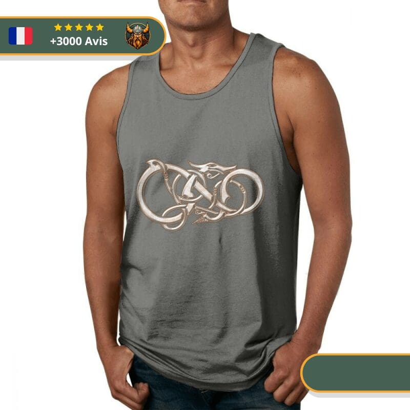Débardeur Musculation Serpent de Midgard Viking Shop
