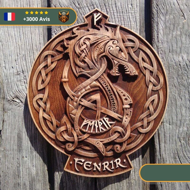Art Mural Viking Fenrir Mythologique – Image 3