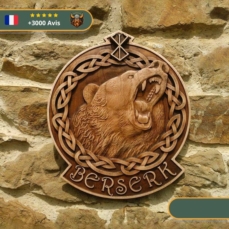 Art Mural Viking Ours Berserker – Image 2