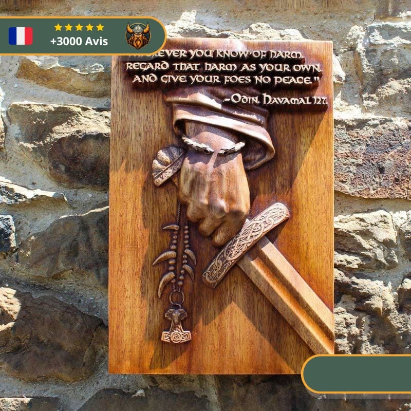 Art Mural Viking Combattant d'Odin – Image 2
