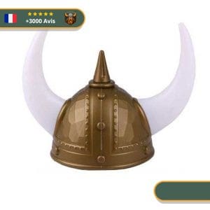 Déguisement Casque Viking Bronze