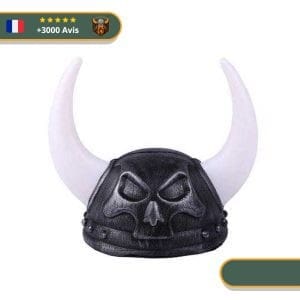 Déguisement Casque Viking Tête de Mort
