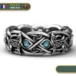 Bague Viking <br>Freki et Geri</br> Viking Shop