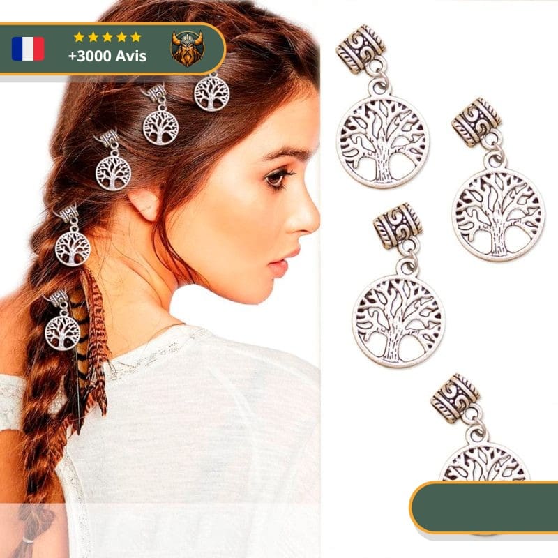 Pendentif Pour Cheveux Yggdrasil