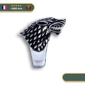 Bague Viking <br>Loup Hati</br> viking shop