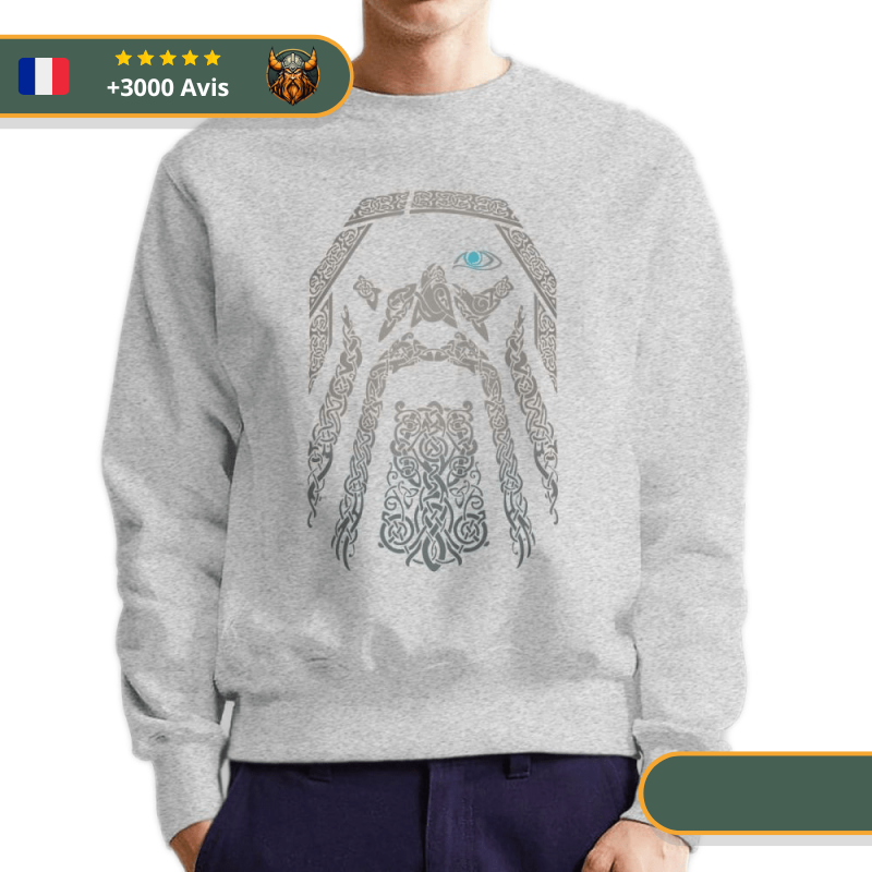 Sweat-shirt Dieu Odin Viking Shop