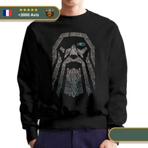 Sweat-shirt <br>Dieu Odin</br> Viking Shop