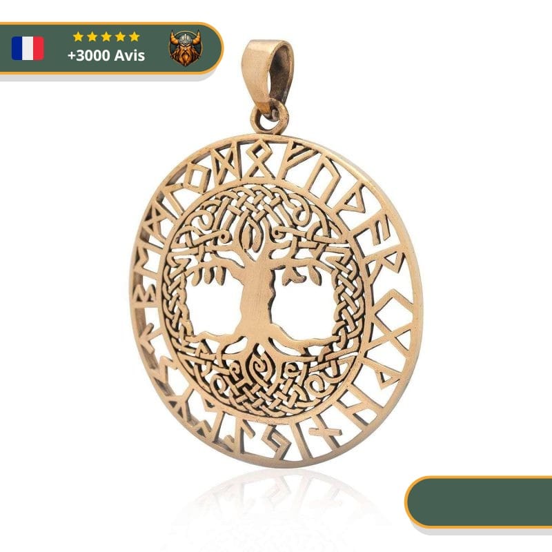 Pendentif Arbre De Vie Viking | Bronze – Image 3