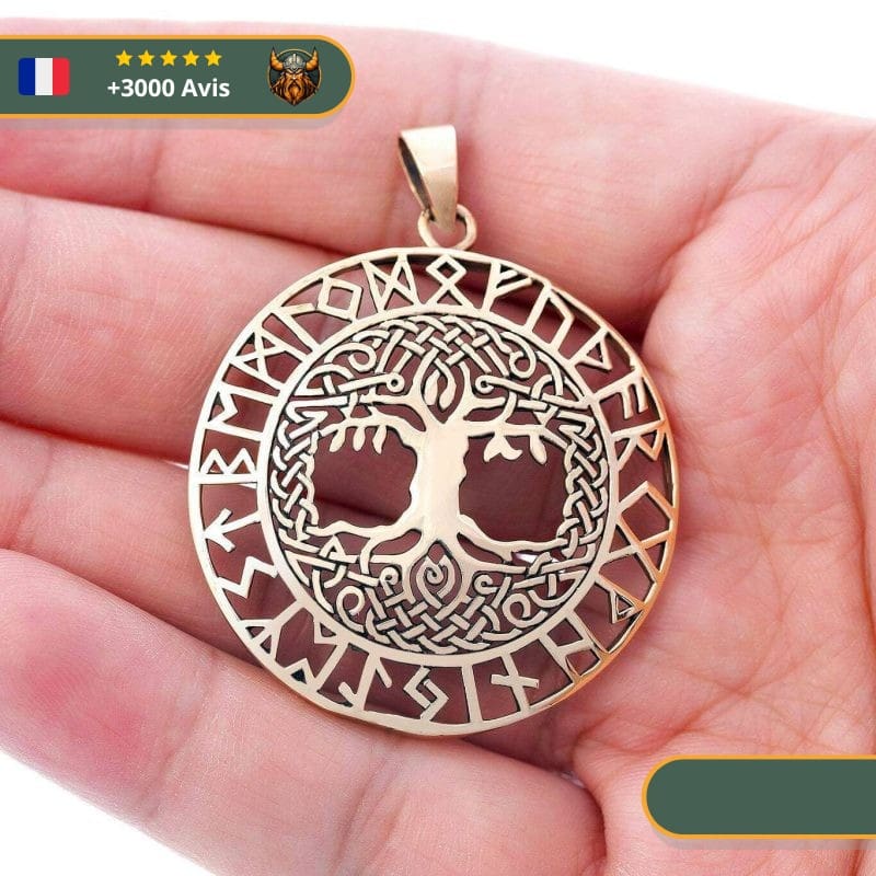 Pendentif Arbre De Vie Viking | Bronze – Image 2