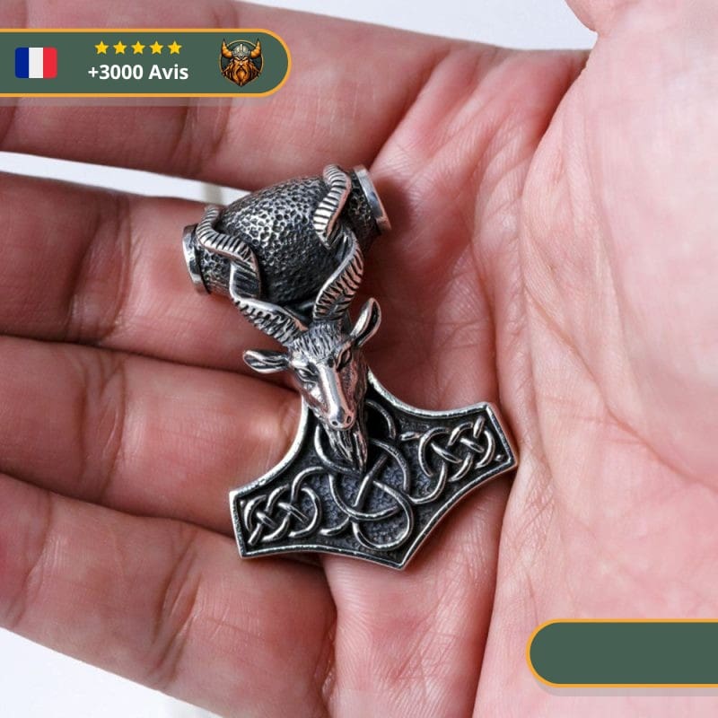 Pendentif Tête De Chèvre | Argent – Image 3