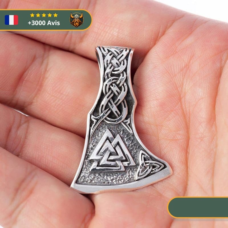 Pendentif Hache Viking | Argent – Image 3