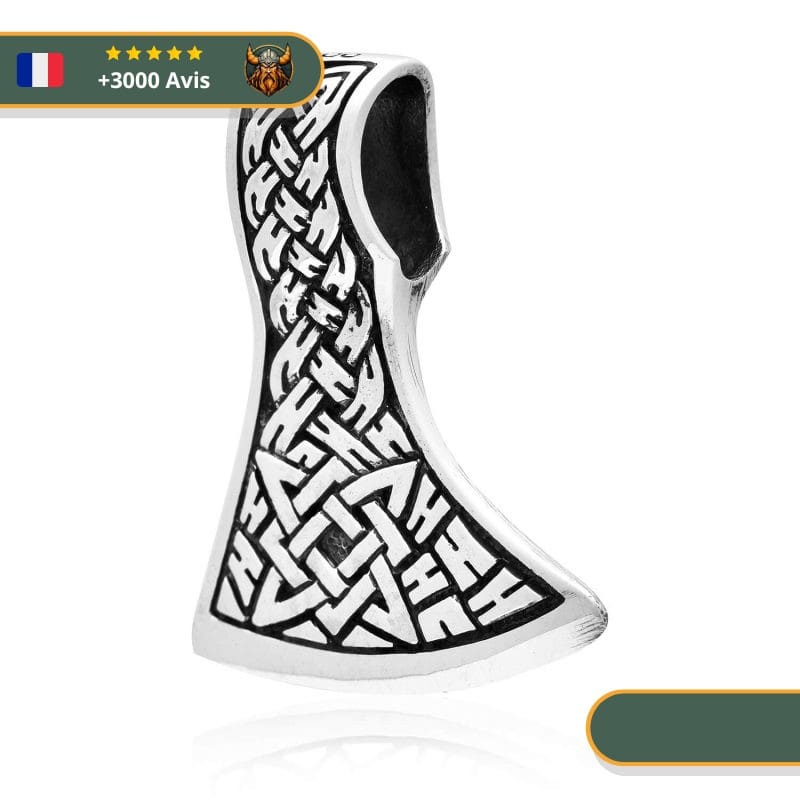 Pendentif Homme Hache Viking | Argent – Image 4