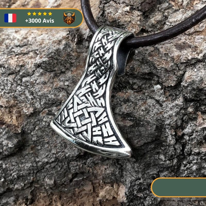 Pendentif Homme Hache Viking | Argent – Image 2