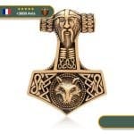 Pendentif Marteau De Thor Mjöllnir | Bronze