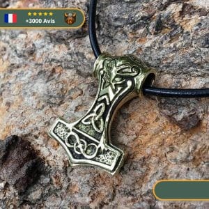 Pendentif Marteau De Thor Mjöllnir | Bronze