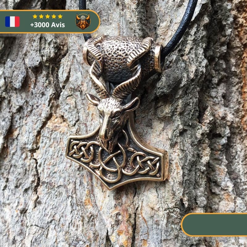 Pendentif Tête De Chèvre | Bronze – Image 5